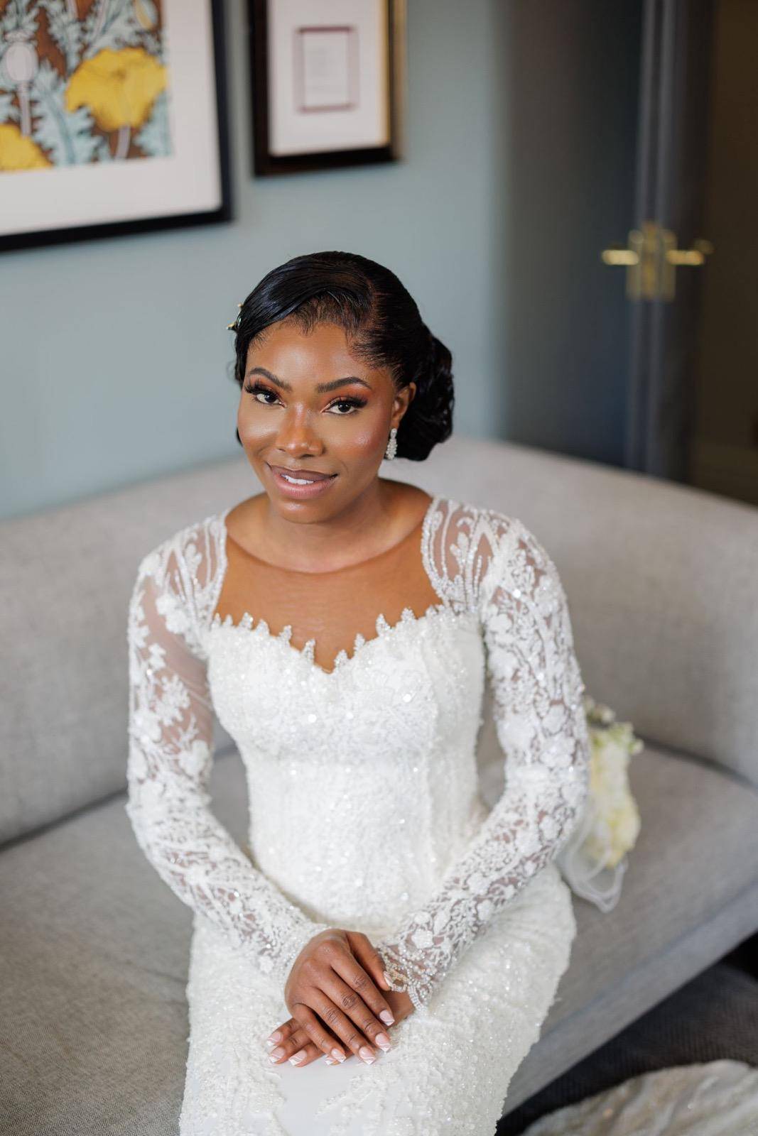 Bridal makeup look